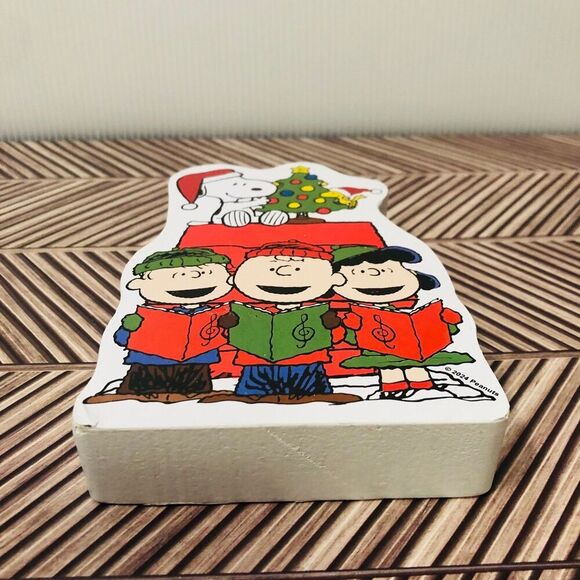 Peanuts Christmas Wood Block Tabletop Decor - Picture 4 of 5